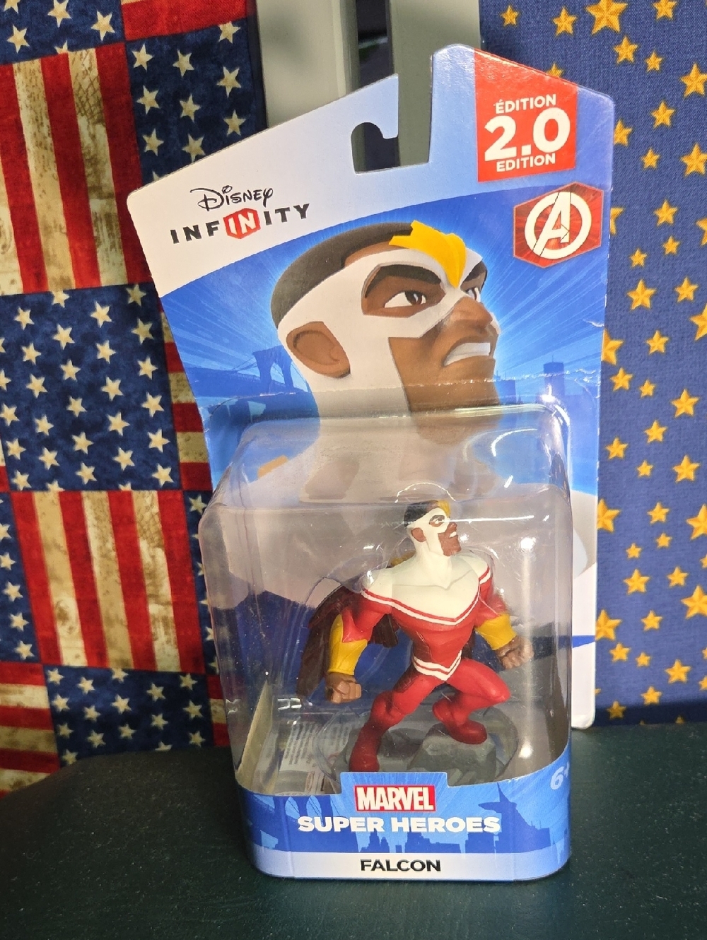 Marvel Falcon Figure - Red, White, Yellow